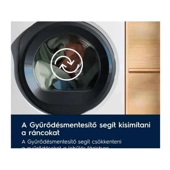 Electrolux EW6D285AE hőszivattyús szárítógép, 8 kg, inverter motor, 59.6x63.8x85 cm 