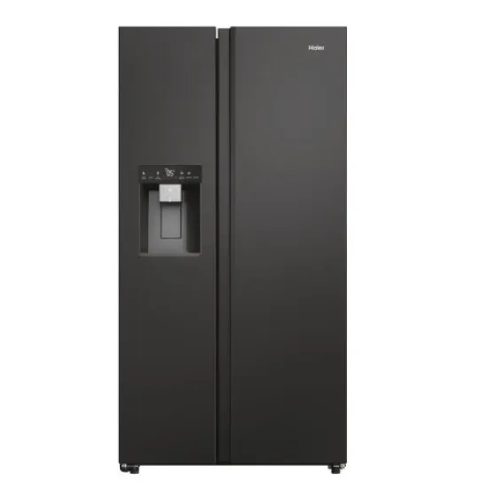Haier HSW79F18DIPT Total No Frost side by side hűtőszekrény, 391/210L, inverter kompresszor, Wifi, 90.5x72.6x177.5 cm, fekete szín