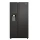 Haier HSW79F18DIPT Total No Frost side by side hűtőszekrény, 391/210L, inverter kompresszor, Wifi, 90.5x72.6x177.5 cm, fekete szín