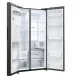 Haier HSW79F18DIPT Total No Frost side by side hűtőszekrény, 391/210L, inverter kompresszor, Wifi, 90.5x72.6x177.5 cm, fekete szín