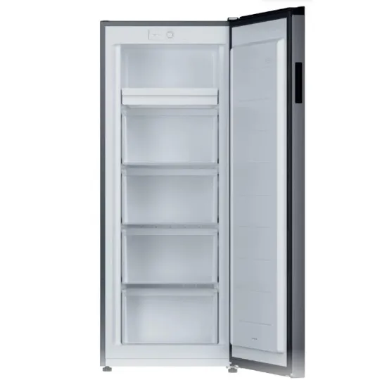 Candy CNUQ2L513EX fagyasztószekrény, 169L, 54.5x57x138 cm, inox szín 