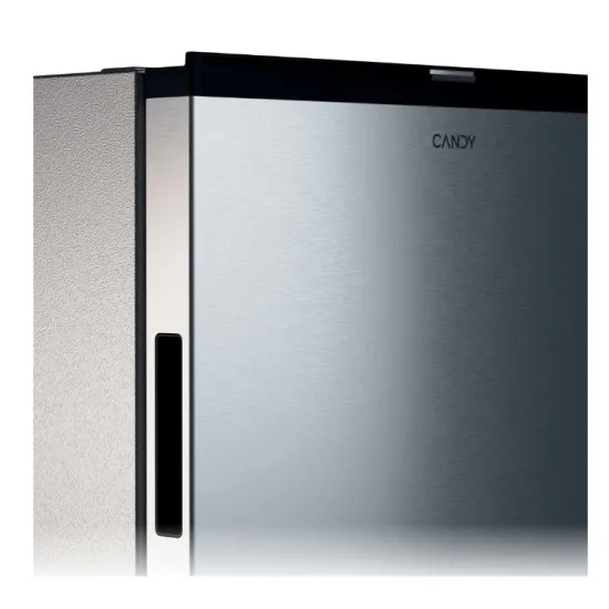 Candy CNUQ2L513EX fagyasztószekrény, 169L, 54.5x57x138 cm, inox szín 