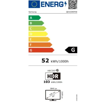 Samsung QE42S90FAEXXH 4K UHD AI Smart OLED TV, 42", 106.68 cm 