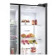 Haier HSW79F18DIPT Total No Frost side by side hűtőszekrény, 391/210L, inverter kompresszor, Wifi, 90.5x72.6x177.5 cm, fekete szín