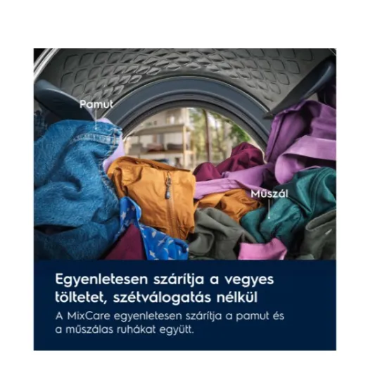 Electrolux EW6D384AE hőszivattyús szárítógép, 8 kg, inverter motor, 59.6x63.8x85 cm