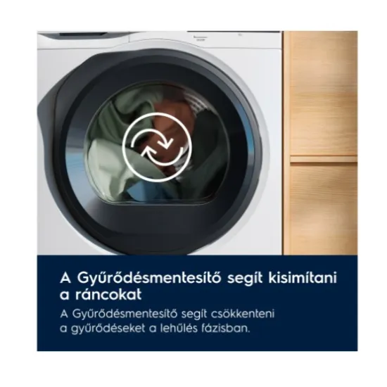 Electrolux EW6D384AE hőszivattyús szárítógép, 8 kg, inverter motor, 59.6x63.8x85 cm