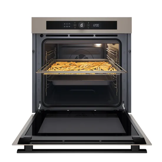 Whirlpool WOI4S8CM1SEA beépíthető sütő, 73L, 6. Érzék technológia előre beállított receptek, 59.5x56.4x59.7 cm, urban beige szín 