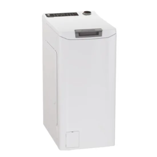 Hoover THO286TM5-S felültöltős mosógép, 8 kg, WIFI+Bluetooth, inverter motor, 41x60x86 cm