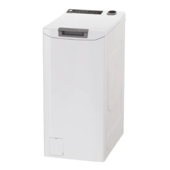 Hoover THO286TM5-S felültöltős mosógép, 8 kg, WIFI+Bluetooth, inverter motor, 41x60x86 cm