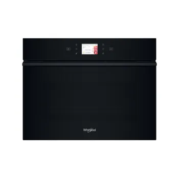 Whirlpool WCW9O7PHTSB beépíthető kompakt sütő és mikró, 53L, Crisp funkció, 950W, 55.9x54.3x45.5 cm, fekete szín 