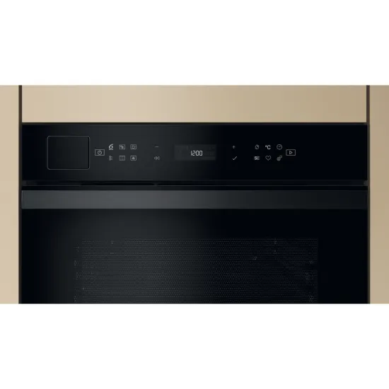 Whirlpool WCS6A9PHTSBA beépíthető sütő, 48L, Cook 3 funkció, 55.9x54.3x45.5 cm, fekete szín 