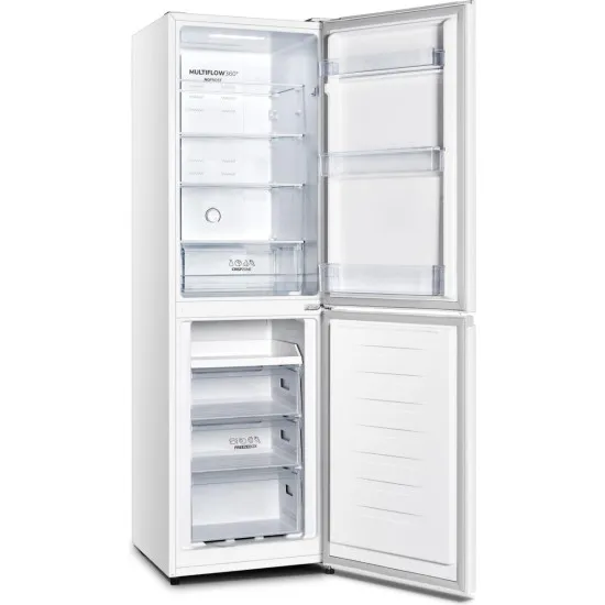 Gorenje NRK418DCW4 No Frost Plus alulfagyasztós kombinált hűtőszekrény, inverter kompresszor, 171/85L, 55x55.7x182.4 cm