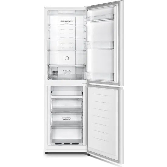 Gorenje NRK418DCW4 No Frost Plus alulfagyasztós kombinált hűtőszekrény, inverter kompresszor, 171/85L, 55x55.7x182.4 cm