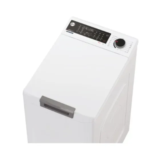 Hoover THO286TM5-S felültöltős mosógép, 8 kg, WIFI+Bluetooth, inverter motor, 41x60x86 cm