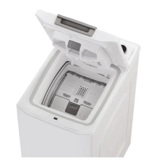 Hoover THO286TM5-S felültöltős mosógép, 8 kg, WIFI+Bluetooth, inverter motor, 41x60x86 cm