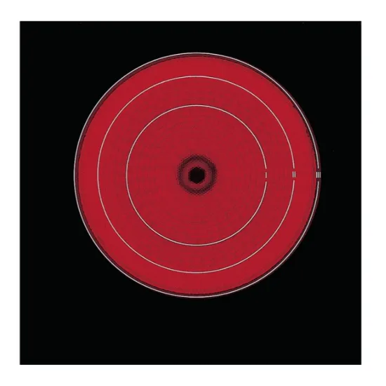 Electrolux EHF6547FXK beépíthető kerámialap, 59x52x3.8 cm, fekete szín 