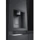 LG GSXV91MCAE Total No Frost side by side hűtőszekrény, 416/219L, Wifi, inverter kompresszor, 91.3x73.5x179 cm, matt fekete szín 