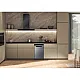Whirlpool WH3UC10BS7A0X pult alá építhető kezelőpaneles mosogatógép, 10 teríték, automatikus ajtónyitás, 44.8x59x82 cm, inox szín 