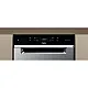 Whirlpool WH3UC10BS7A0X pult alá építhető kezelőpaneles mosogatógép, 10 teríték, automatikus ajtónyitás, 44.8x59x82 cm, inox szín 