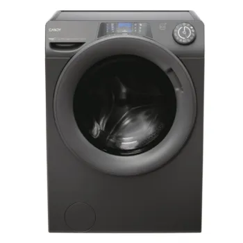 Candy RP4 476BWMRR/1-S elöltöltős mosógép, 7 kg, inverter motor, WIFI, gőz, 60x45x85 cm, antracitszürke szín 