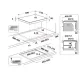 Whirlpool WS Q3560 CPNE beépíthető indukciós kerámialap, 59x51x5.4 cm, fekete szín