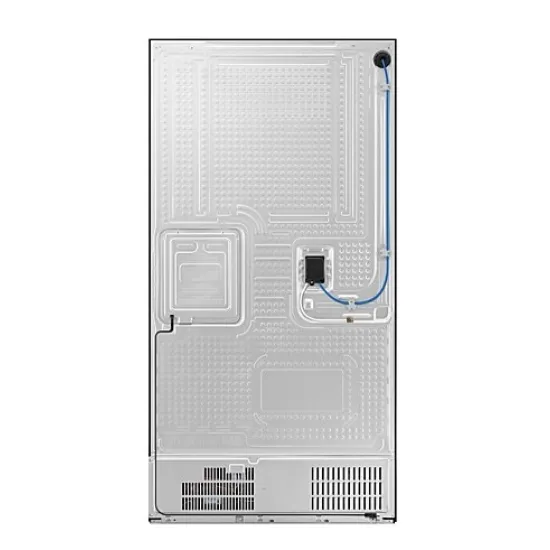Samsung RM90F67CECEO side by side hűtőszekrény francia ajtós kialakítással, 399/255L, AI inverteres kompresszor, Wifi, 91.2x73.1x185.3 cm, tiszta szénfekete szín 