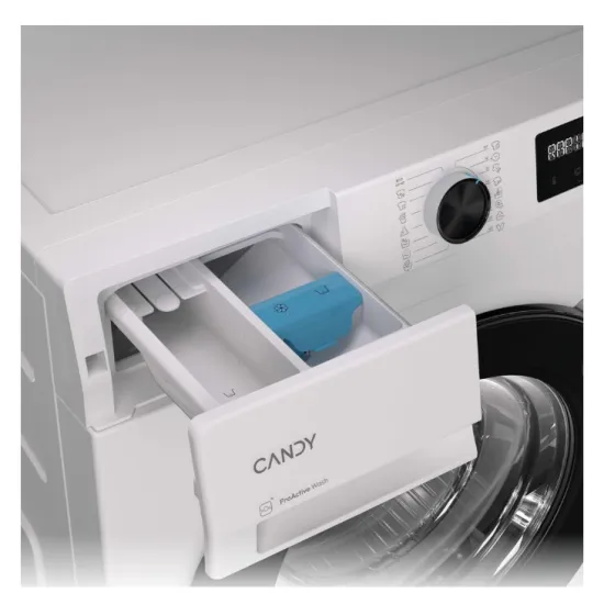 Candy BR 26SSB5-S elöltöltős mosógép, 6kg, inverter motor, Wifi, gőz, 59.5x42x85 cm