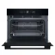 Whirlpool WCC54PMSBA beépíthető sütő, 48L, pirolitikus tisztítás, Cook 3 funkció, 55.9x54.3x45.5 cm, fekete szín