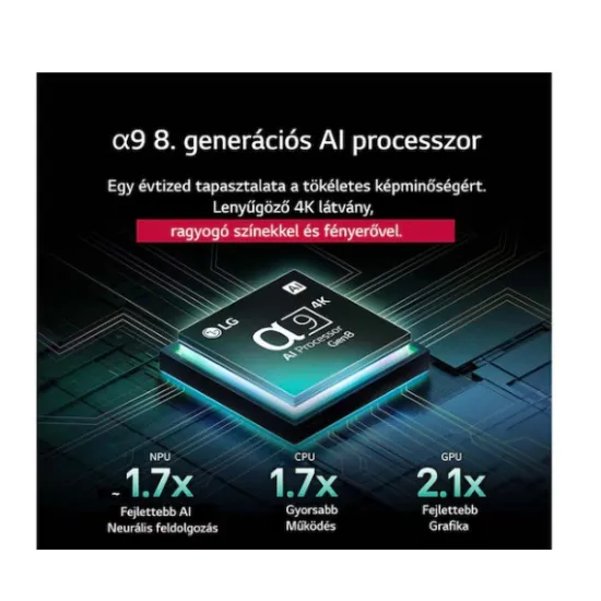 LG OLED65C51LA 4K UHD EVO AI Smart QLED TV, 65", 165.1 cm 