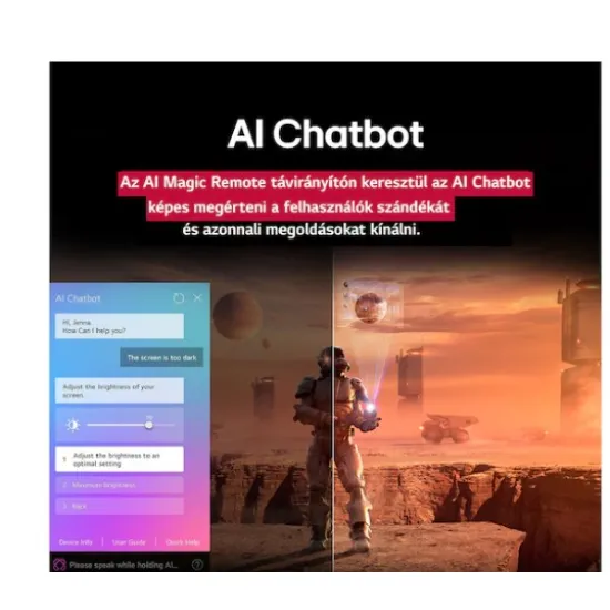 LG OLED65C51LA 4K UHD EVO AI Smart QLED TV, 65", 165.1 cm 