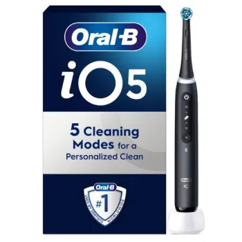 Oral-B iO5 Matt Black elektromos fogkefe 