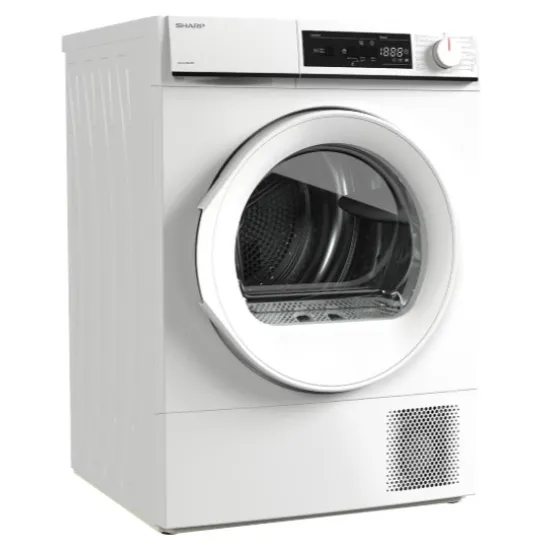 Sharp KD-NHA7S6GWE-EE hőszivattyús szárítógép, 7 kg, 59.6x52.5x84.5 cm 