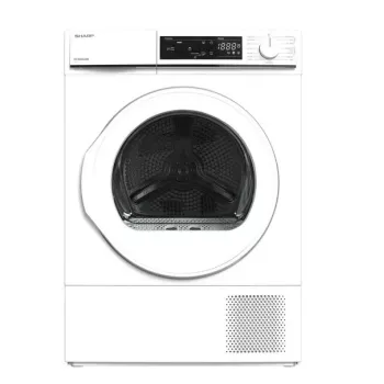 Sharp KD-NHA8S6GWE-EE hőszivattyús szárítógép, 8 kg, Wifi, 59.6x56.3x84.5 cm 