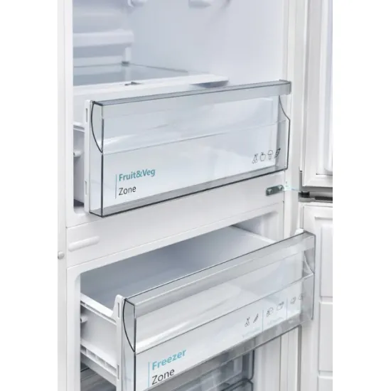 Sharp SJ-FBB02DTXWE-EU alulfagyasztós kombinált hűtőszekrény, 146/84L, 54x59.5x152 cm 