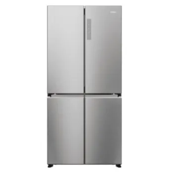 Haier HCR7818DNMM No Frost side by side hűtőszekrény francia ajtós kialakítással, 311/156L, 83.3x65x181.5 cm, New Platinum inox szín