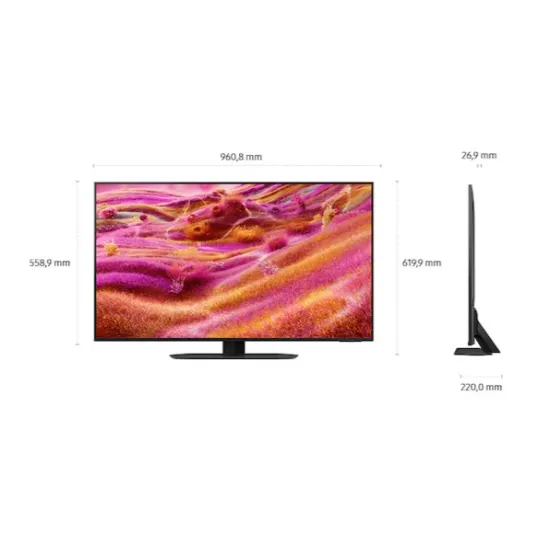 Samsung QE43QN90FATXXH 4K UHD Smart Neo QLED Mini LED TV, 43", 109.22 cm 