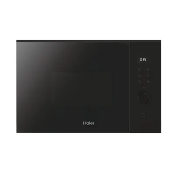 Haier H38FMWID627N beépíthető mikrohullámú sütő, 25L, 900W, 59.4x38.8x38.2 cm, fekete szín 
