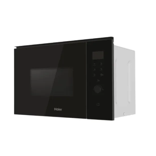 Haier H38FMWID627N beépíthető mikrohullámú sütő, 25L, 900W, 59.4x38.8x38.2 cm, fekete szín 