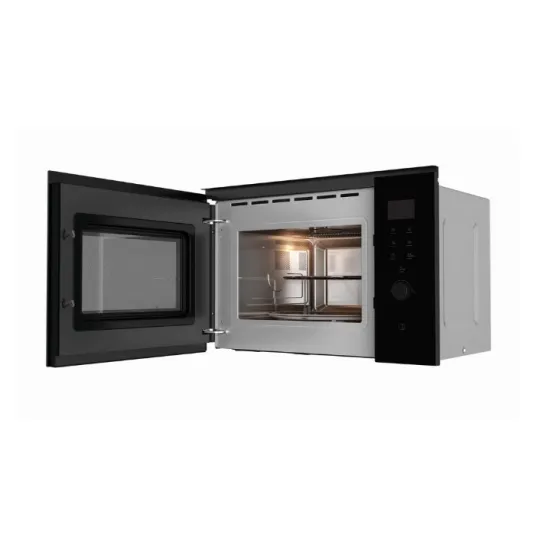 Haier H38FMWID627N beépíthető mikrohullámú sütő, 25L, 900W, 59.4x38.8x38.2 cm, fekete szín 