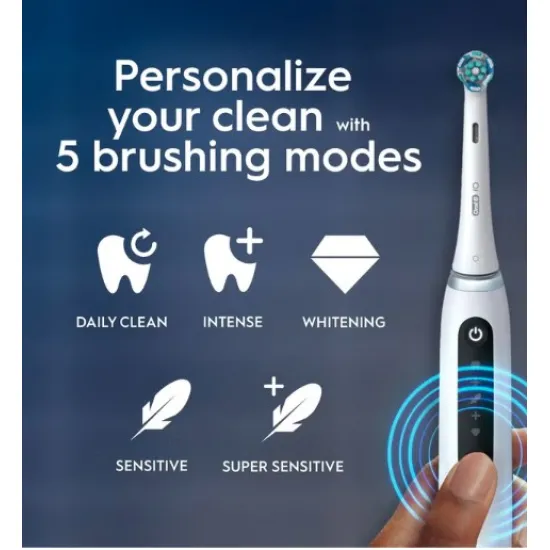 Oral-B iO5 Quite White elektromos fogkefe 