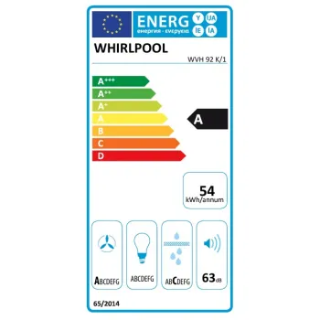 Whirlpool WVH 92 K/1 beépíthető indukciós kerámialap beépített elszívóval, 83x51.5x21.1 cm, fekete szín 