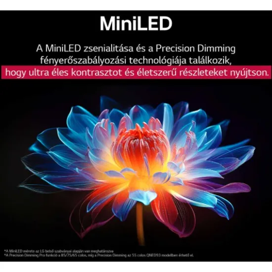 LG 55QNED93A6A 4K QNED MiniLED, 55", 139.7 cm 