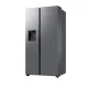 Samsung RS70F64KETEO side by side hűtőszekrény, 420/220L, AI inverteres kompresszor, 91.2x72.6x178.4 cm, matt metál DOI szín
