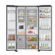Samsung RS70F64KETEO side by side hűtőszekrény, 420/220L, AI inverteres kompresszor, 91.2x72.6x178.4 cm, matt metál DOI szín