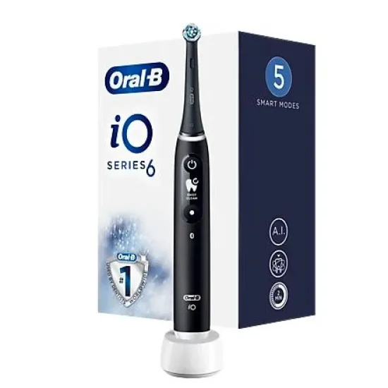 Oral-B iO6 Black elektromos fogkefe 