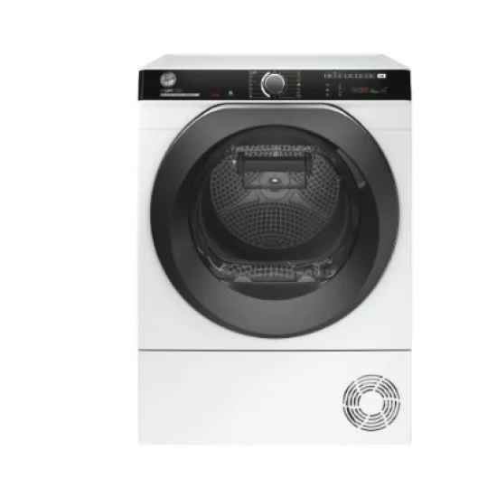 Hoover NDPEH9A3TCBEXS-S hőszivattyús szárítógép, gőz, inverter motor, 9 kg, 59.6x60.4x85 cm 