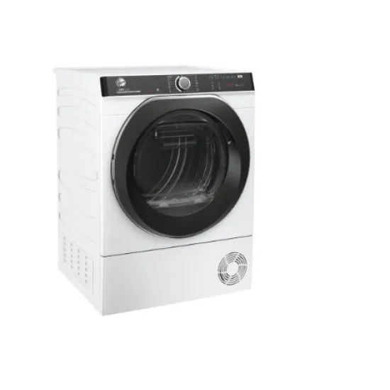 Hoover NDPEH9A3TCBEXS-S hőszivattyús szárítógép, gőz, inverter motor, 9 kg, 59.6x60.4x85 cm 