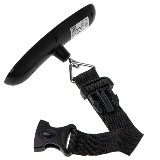 Adler AD 8190 digitális bőrönd és poggyászmérleg, fekete szín 