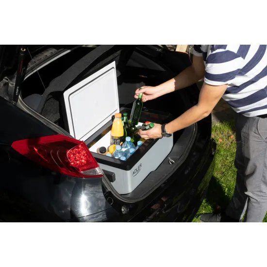 Adler AD8081 kompresszoros hűtőláda, 40L, szürke szín 