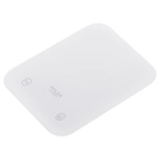 Adler AD3181W digitális konyhai mérleg, 10kg-os méréshatárral, fehér szín 